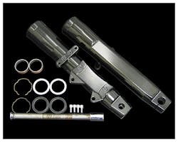 ビレットアウターチューブ ブラック 41mmフォーク用