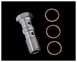 GTS 12mm-1.5 ダブルバンジョーボルト スチールクローム