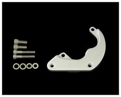 クアッドキャリパー用フロントブラケット ポリッシュ 84-99y右