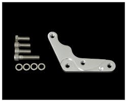 クアッドキャリパー用フロントブラケット ポリッシュ FLSTS用