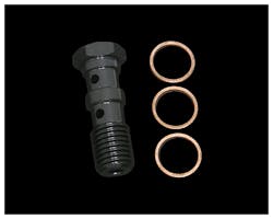 GTS 12mm-1.5 ダブルバンジョーボルト スチールブラック