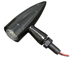 LEDタイプ リブドビレットウインカー ブラック M10