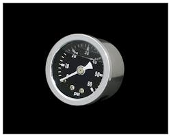 オイルプレッシャーゲージ 60psi ブラック