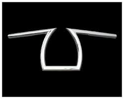 TT&CO 「ひ」バー クローム ヘコミ有