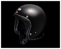 SHM ハンドステッチ プレーン ヘルメット HMブラック S