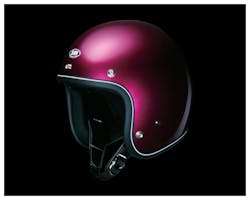 SHM オールドスクールシャイン ヘルメット ワイルドチェリー S