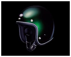 SHM オールドスクールシャイン ヘルメット オリーブ M
