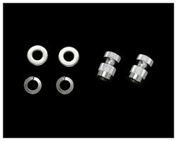 M8×23mm ウインカー用マウントアダプタ 2本セット クローム
