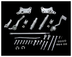 91-03y スポーツスター用フォワードコントロールキット クローム