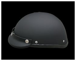 TT&CO バイザー付イーグルハーフヘルメット S マットブラック
