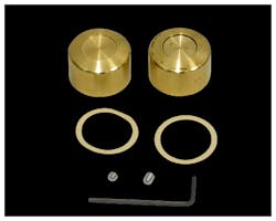 キジマ フロントアクスルエンドキャップ ブラス XL1200X用