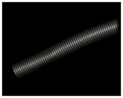 スリット入りコルゲートチューブ 黒 I.D.19.3mm × 1M