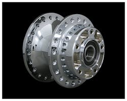 10y- XL1200X用フロントアルミハブ クローム