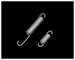 58-72yBT用リアブレーキシュースプリングセット 2.6mm クローム