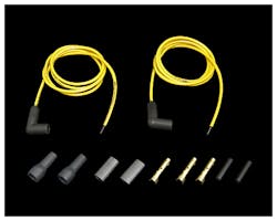 プラグコード 黄5mmスパイラルコア ユニバーサル