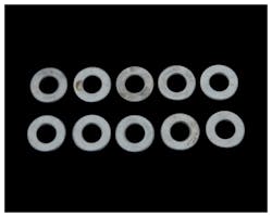 S&S フラットワッシャー 3/8" ユニクローム 10個セット