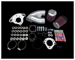 S&S ツインインテークシステム 84y- BT用 クローム