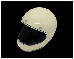 DAMMTRAX アキラ ヘルメット アイボリー L
