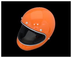 DAMMTRAX アキラ ヘルメット オレンジ L