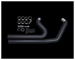パワーチューンスポーツマフラー 86y- ソフテイル用 ブラック