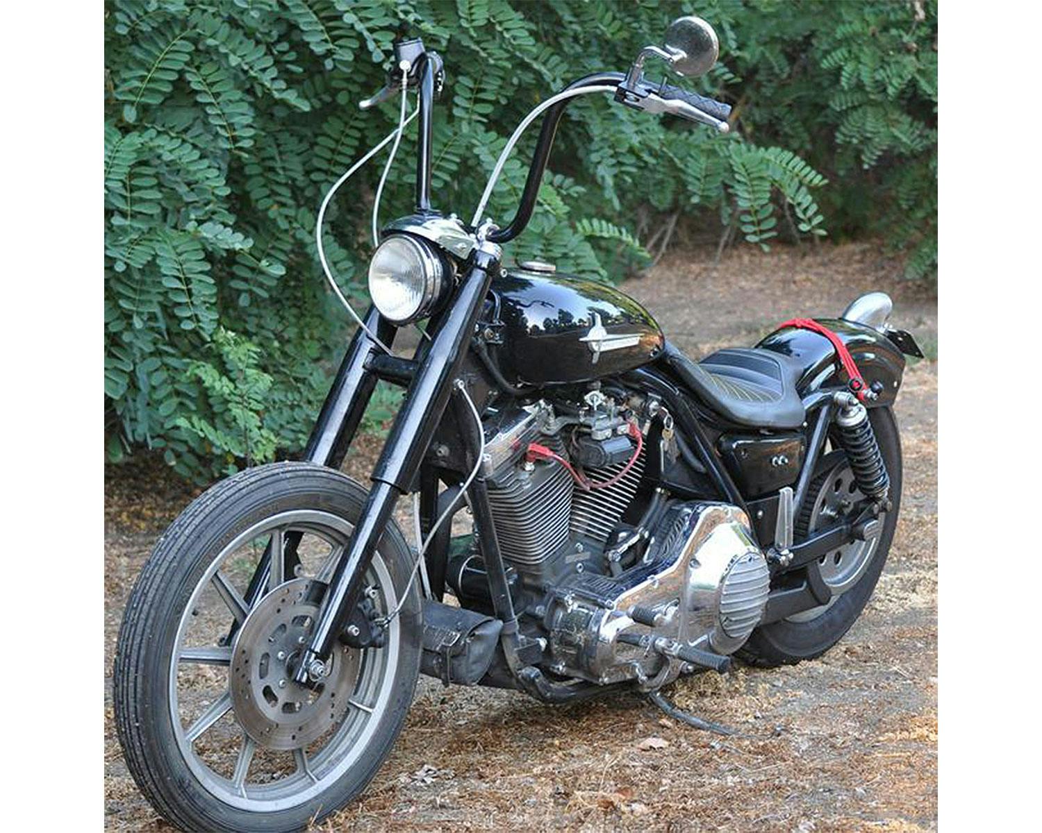 Harley Davidson １６ｉｎ ファットエイプバーハンドル ＴＢＷ ブラック｜ハンドル