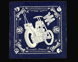 Biltwell MANDANA チョッパー バンダナ ブルー