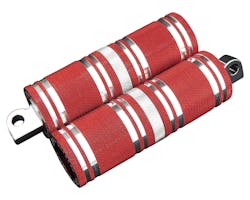 サイクルパイレーツ ファットフットペグロング RD クロームアクセント