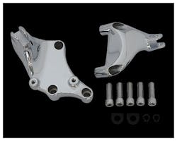 14y- XL用 パッセンジャーフットペグマウントキット クローム