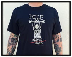 ダイスマガジン Wes Lang T ブラック L 数量限定