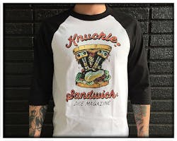 ダイスマガジン ナックルサンドイッチ 3/4スリーブTシャツ L