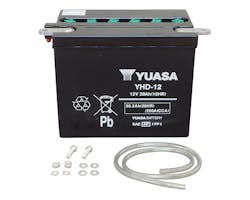 ユアサバッテリー YHD-12 電解液同梱