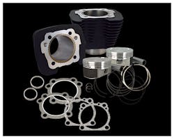 S&S シリンダー&ピストンキット 1250cc ローコンプ Wブラック