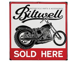 Biltwell ショップメタルサイン スイングアーム