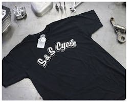 S&S オールドスクールスクリプトTシャツ ブラック XL