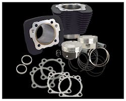 S&S シリンダー&ピストンキット 1250cc ハイコンプ Ｗブラック