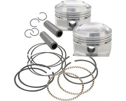 S&S 鍛造ピストンセット 3-5/8" スタンダード ローコンプ XL