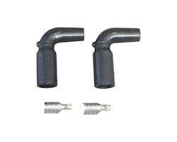 8mmワイヤー用 イグニッションコイルターミナルブーツセット 90°