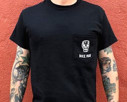 ダイスマガジン FTLR ポケットTシャツ ブラック XL