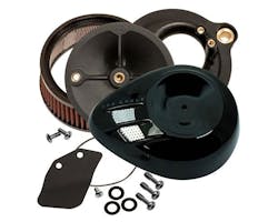 ステルスエアクリーナーキット エアストリームカバー ブラック 17y-M8