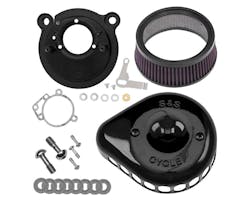 S&S ミニティアドロップステルスエアクリーナーキットGB 91-03yXL