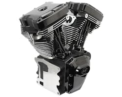S&S T124 ロングブロックエンジン 99-06ｙBT ブラック