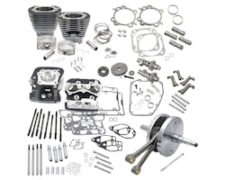 S&S 124"ホットセットアップキット 99-06Bエンジン Wブラック