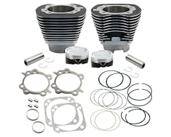S&S 124" シリンダー&ピストンキット ローコンプ 99-06yBT