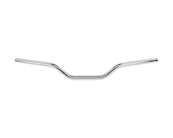 Biltwell トラッカーミッドハンドル 配線逃穴有り クローム