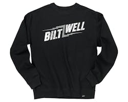 Biltwell "CRACKED" クルーネックスウェット L