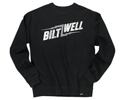 Biltwell "CRACKED" クルーネックスウェット XL