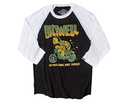 Biltwell GOONS ラグランTシャツ ブラック/ホワイト XL