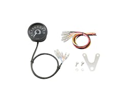 デイトナ VELONA 電気式スピードメーターセット60mm ブラック