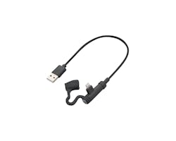 デイトナ USB充電ケーブル Type-A to Lightning L型