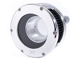 BA エアクリーナー ポリッシュ/ブラック クリアカバー